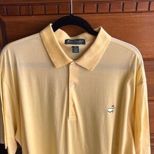 Masters Amen Corner Yellow Polo Shirt Size XL